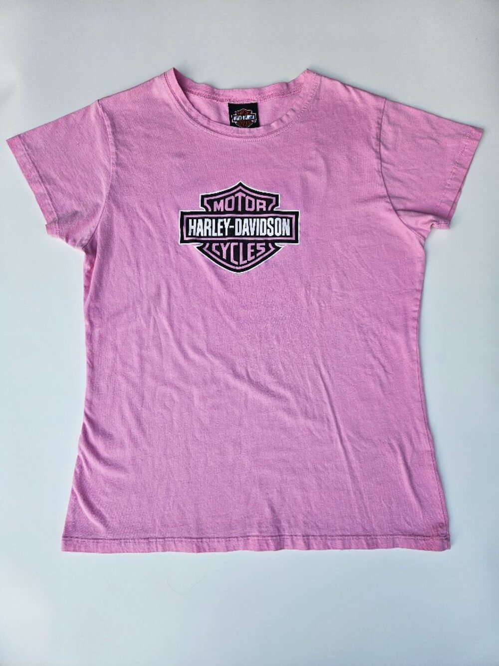Harley-Davidson Dallas Texas Pink Graphic T-Shirt Women's XL USA